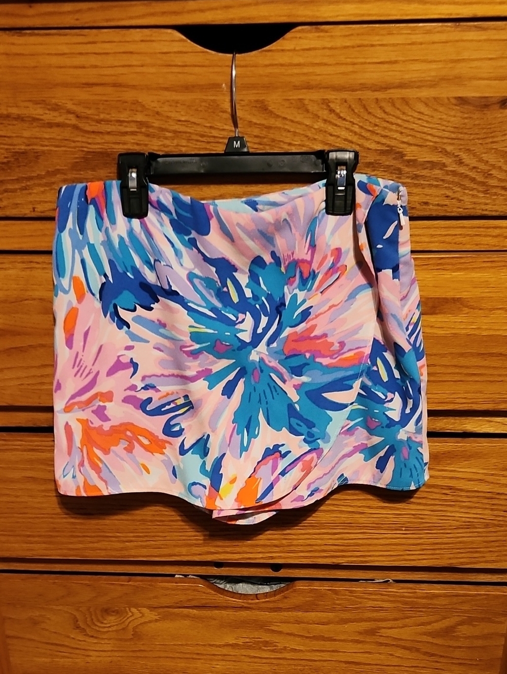 Lilly Pulitzer Bright Blue & Pink Floral Mini Skort